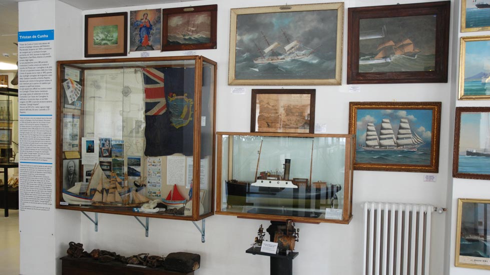 View of the internal room of the Maritime Museum