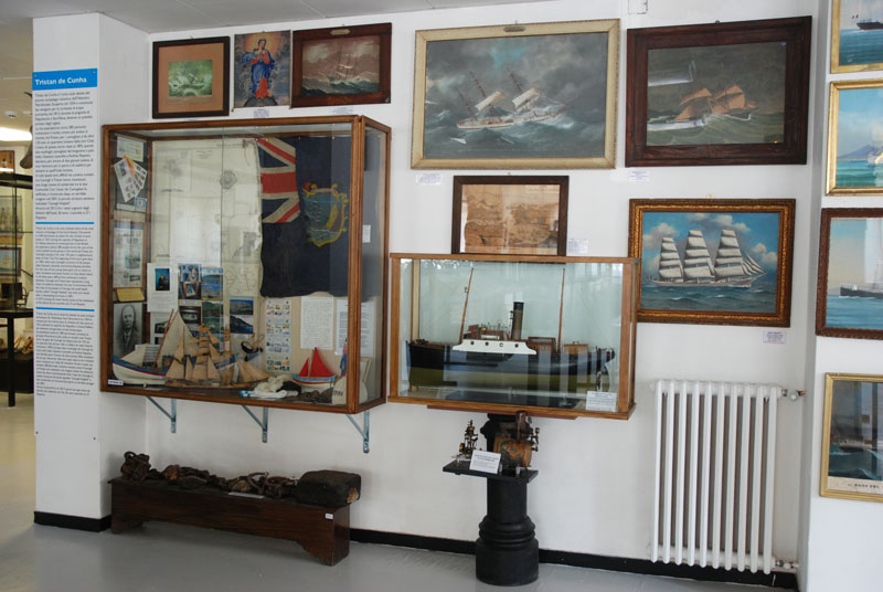 Vista della sala Interna del Museo Marinaro