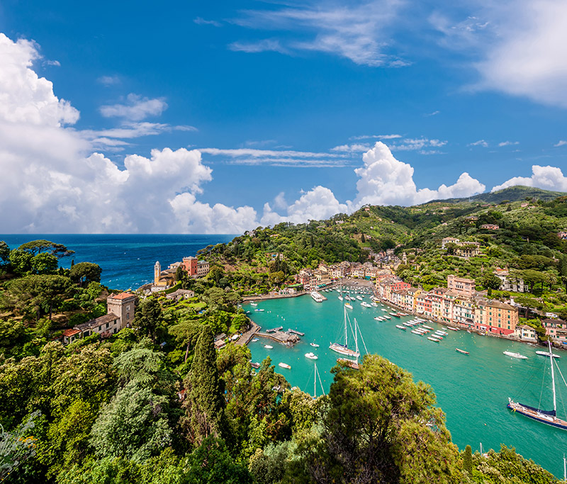 Portofino visto dall'alto