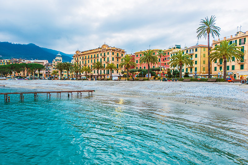 Spaziergang zum Meer von Santa Margherita Ligure