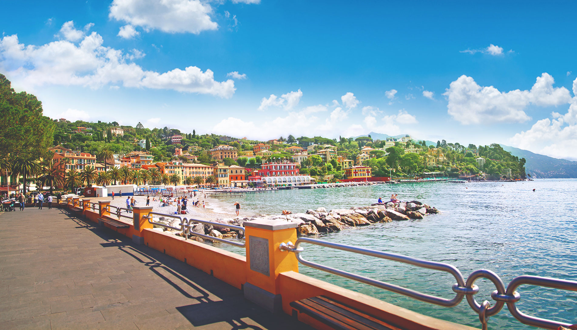 Walk to the sea of Santa Margherita Ligure